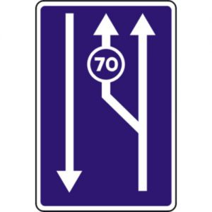 Lane signs
